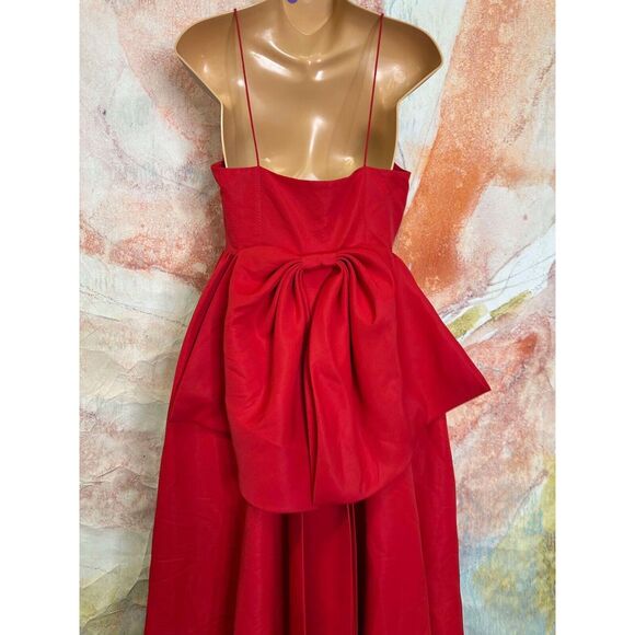 Anthropologie Sachin & Babi Hadley V-Neck Back-Bow Empire Gown - Picture 10 of 11